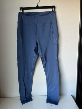Pink Brand New Sport High-Waist Athletic Leggings in Slate Blue